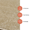Vloerkleed Mono Rond Indoor Outdoor Geel