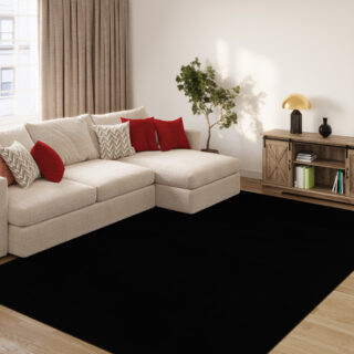 Vloerkleed Mono Indoor Outdoor Zwart