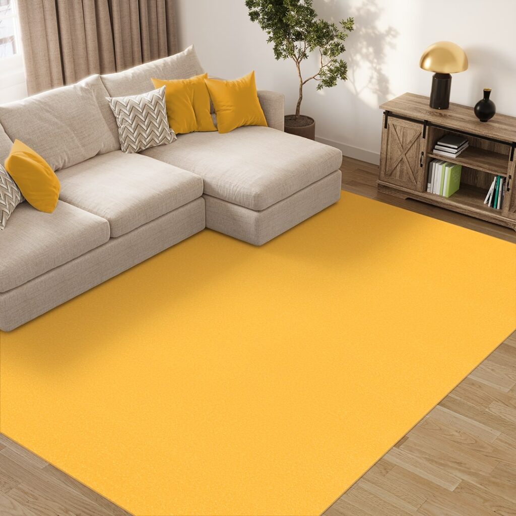 Vloerkleed Mono Indoor Outdoor Geel