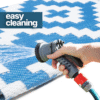Vloerkleed Ibiza Buitenkleed Dubbelzijdig Waterdicht Navy Wit