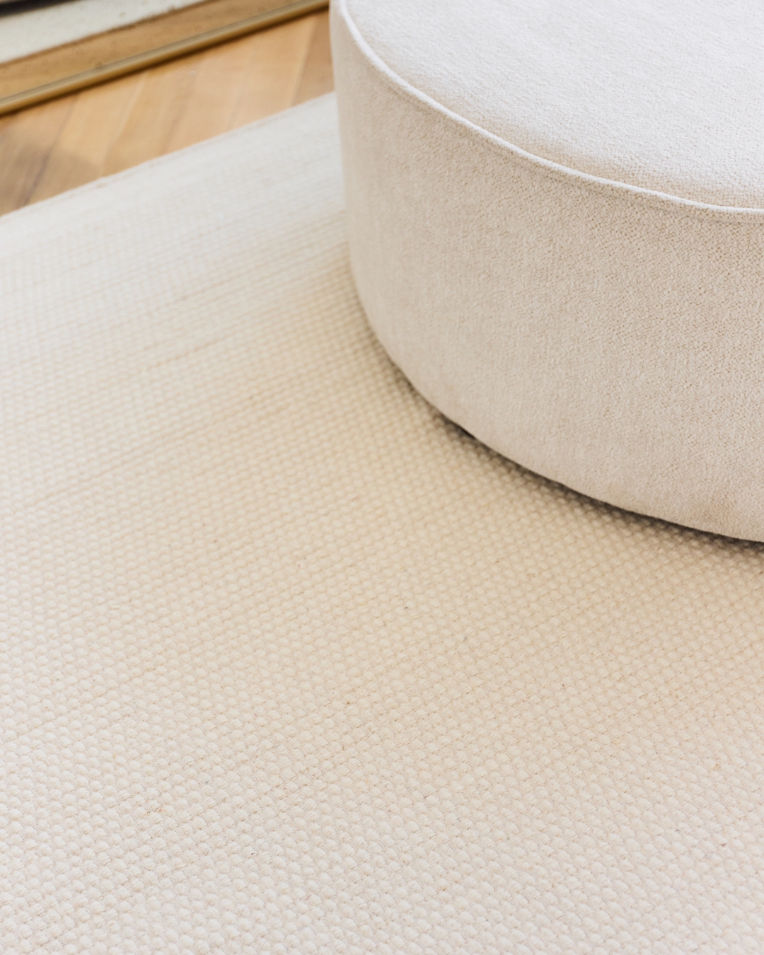 Vloerkleed Wol Loni Wit