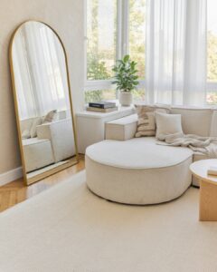 Vloerkleed Wol Loni Wit