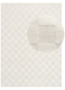 Vloerkleed Terra Crème Ruit