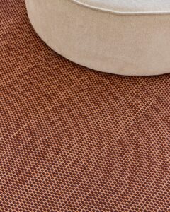 Vloerkleed Wol Loni Donkerbruin