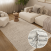 Vloerkleed Wol Loni Beige