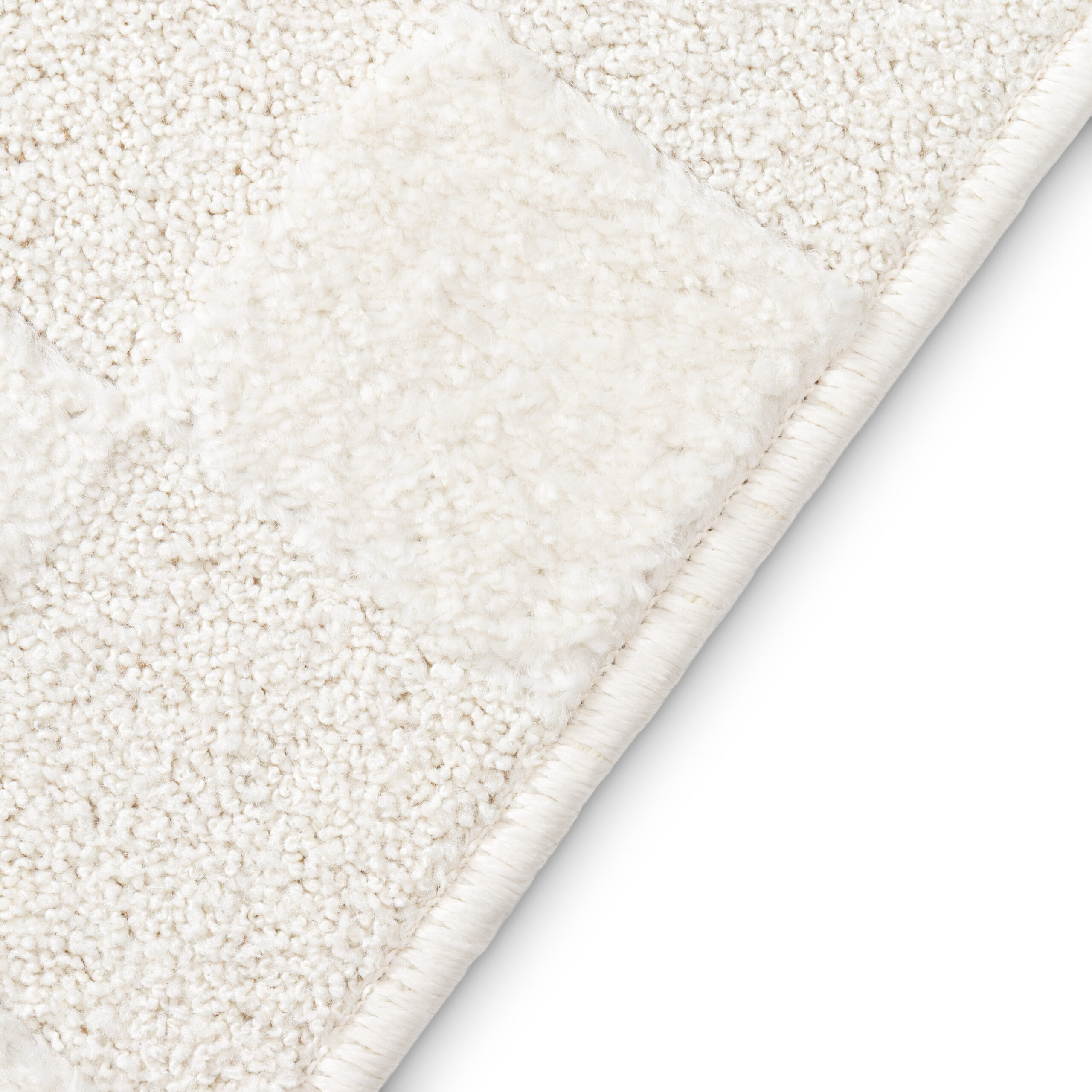 Vloerkleed Terra Crème Ruit