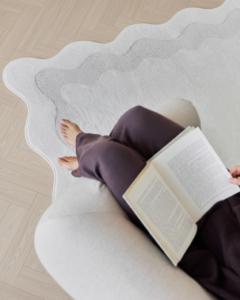 Vloerkleed Terra Crème Golf Onregelmatige Vorm