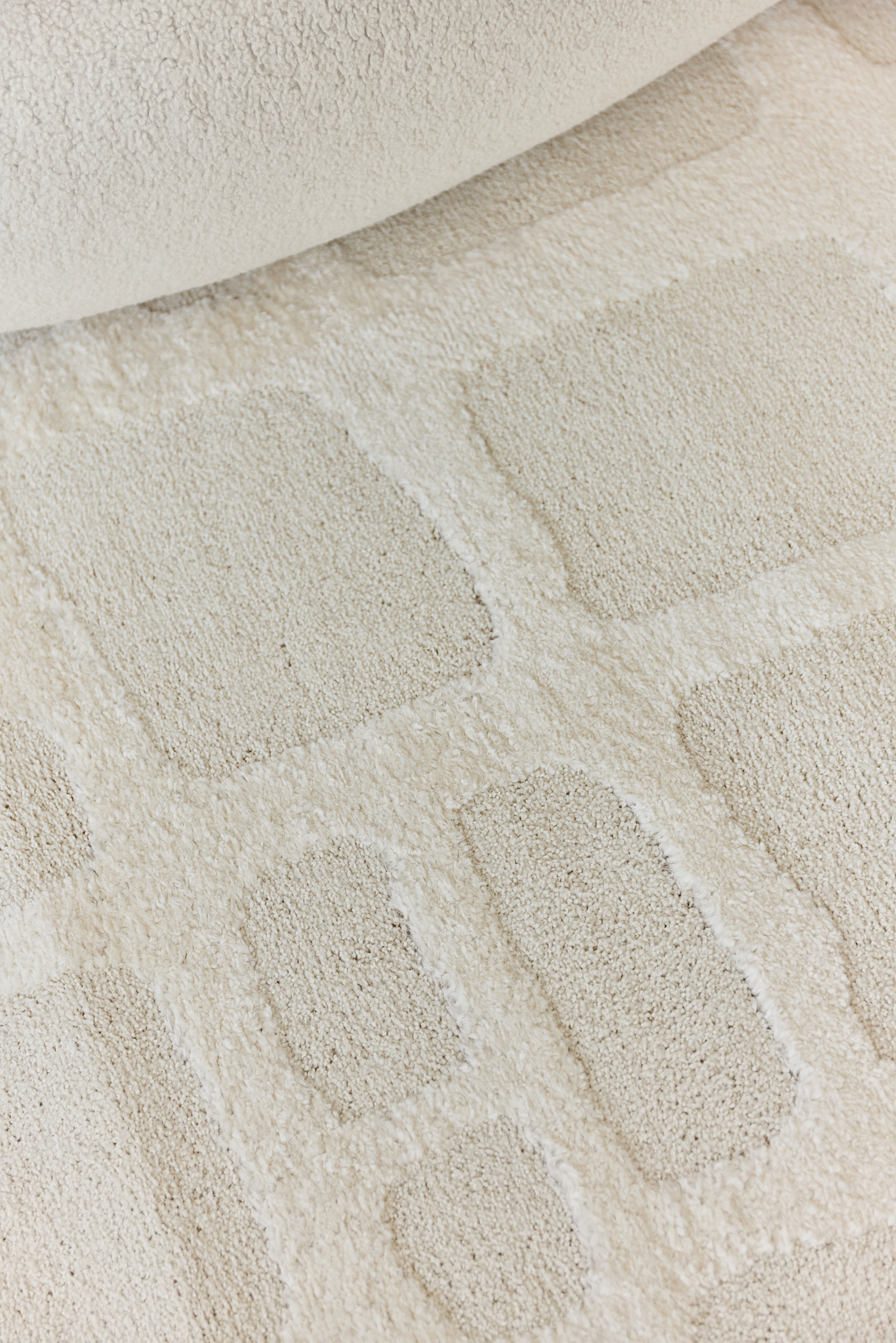 Vloerkleed Terra Crème Stenen