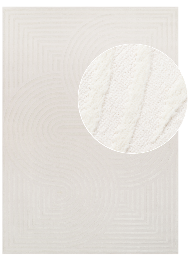 Vloerkleed Hygge Gebroken Wit Modern