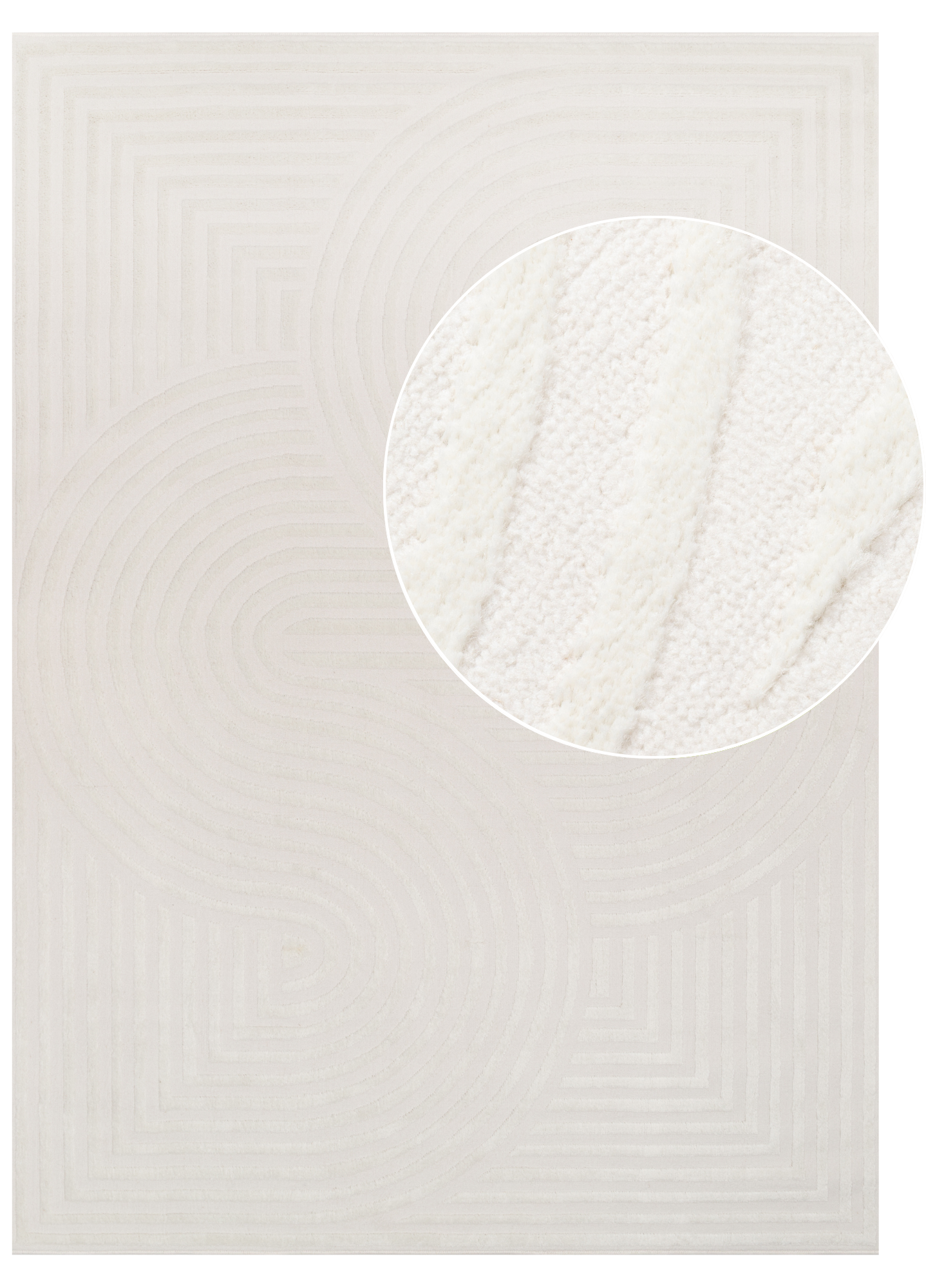 Vloerkleed Hygge Gebroken Wit Modern