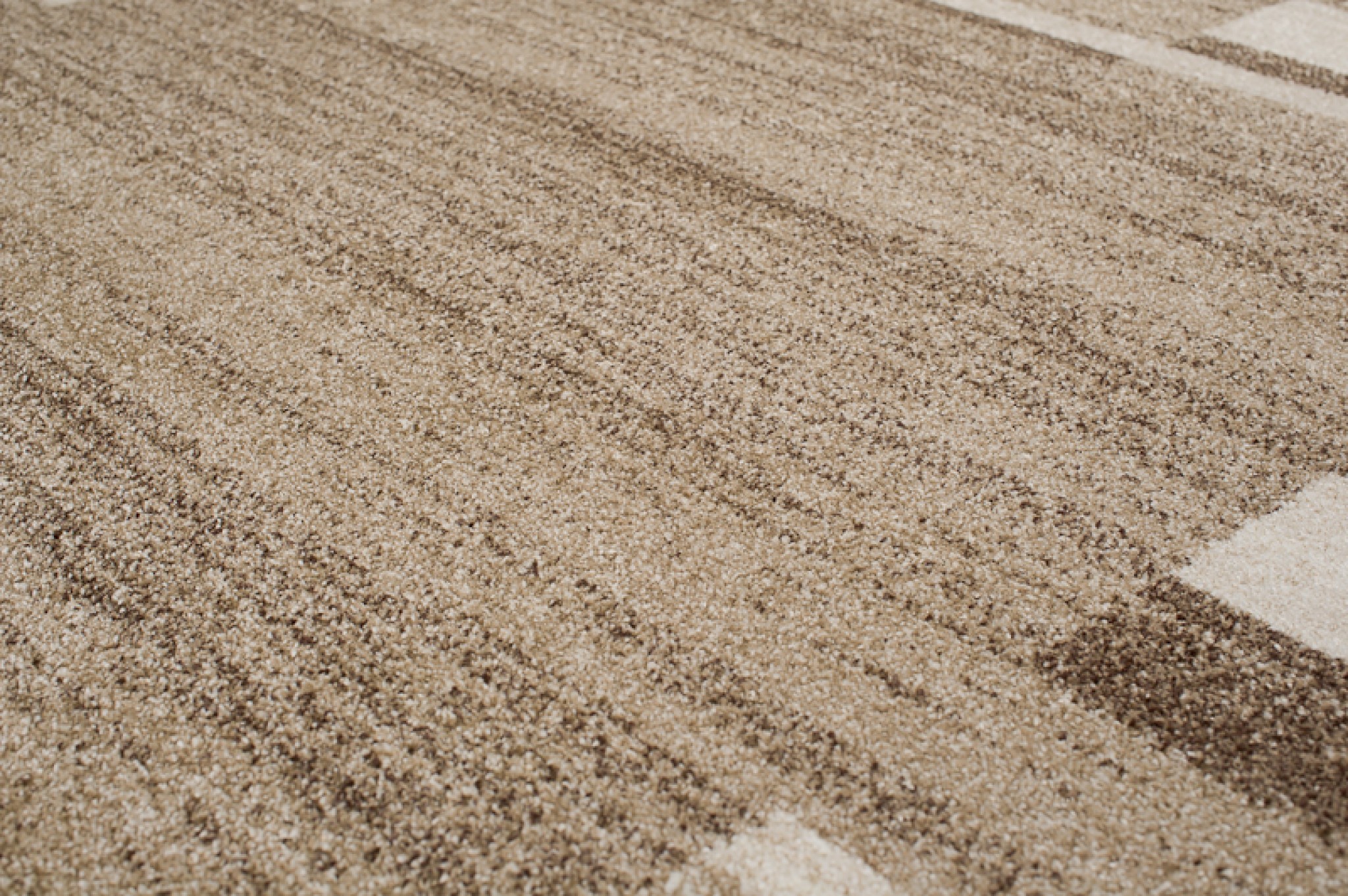 Vloerkleed Sari Donker Beige Rand