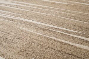 Vloerkleed Sari Donker Beige Gestreept