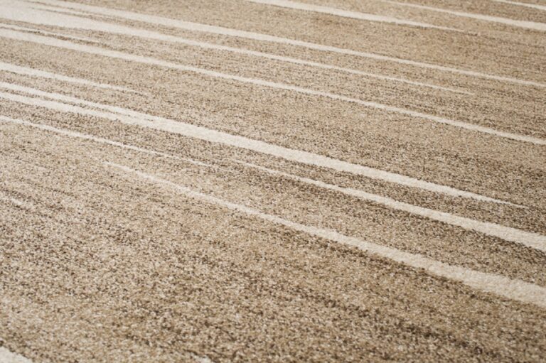 Vloerkleed Sari Donker Beige Gestreept