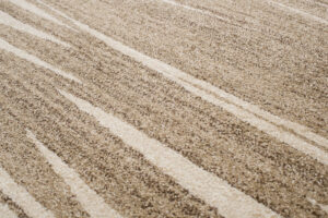 Vloerkleed Sari Donker Beige Gestreept