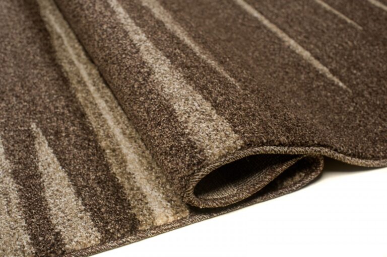 Vloerkleed Sari Bruin Beige Gestreept