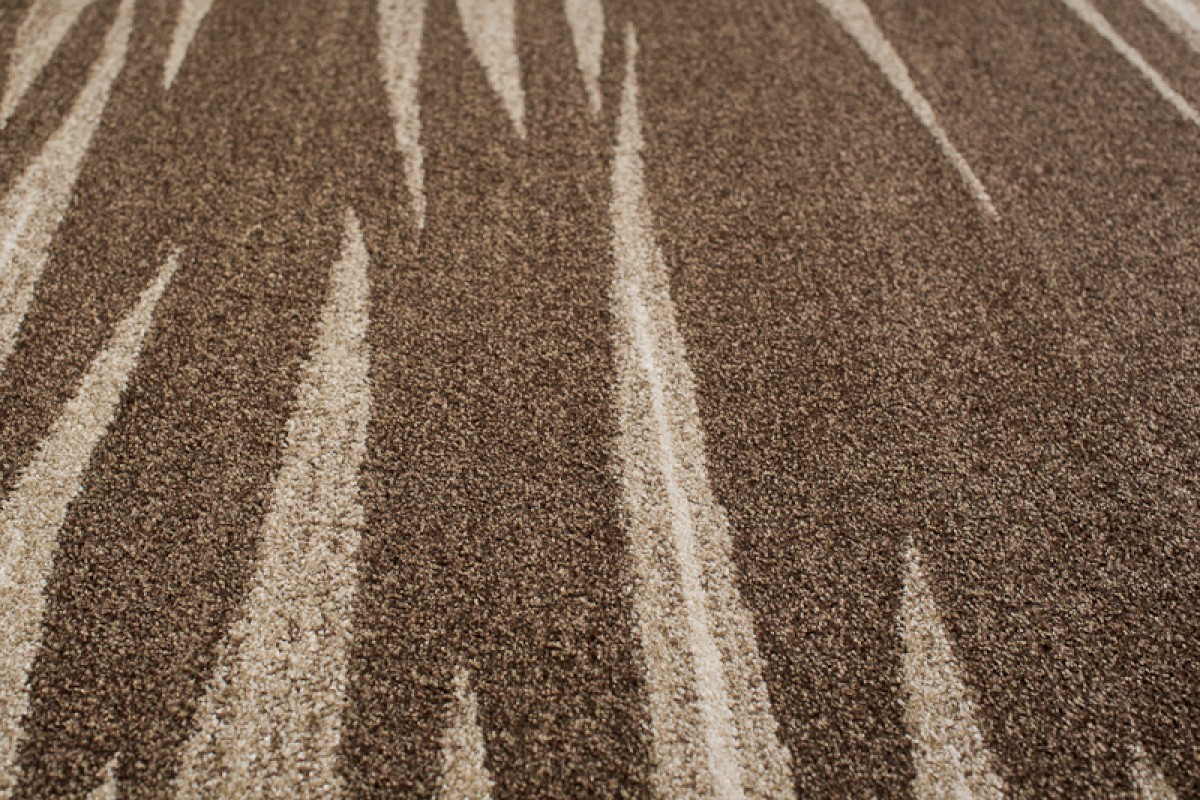 Vloerkleed Sari Bruin Beige Gestreept