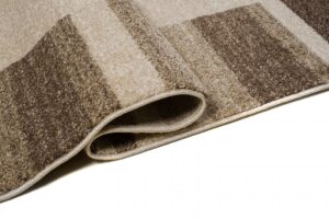 Vloerkleed Sari Beige Bruin Rand