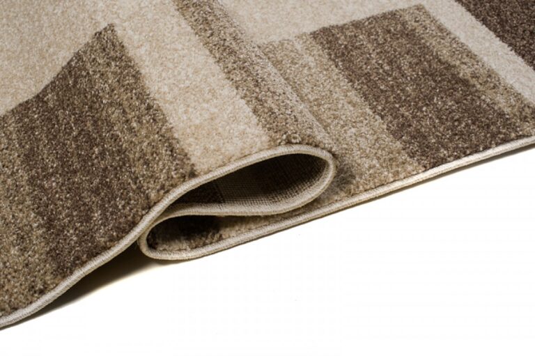 Vloerkleed Sari Beige Bruin Rand