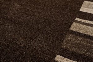 Vloerkleed Sari Donker Bruin Rand