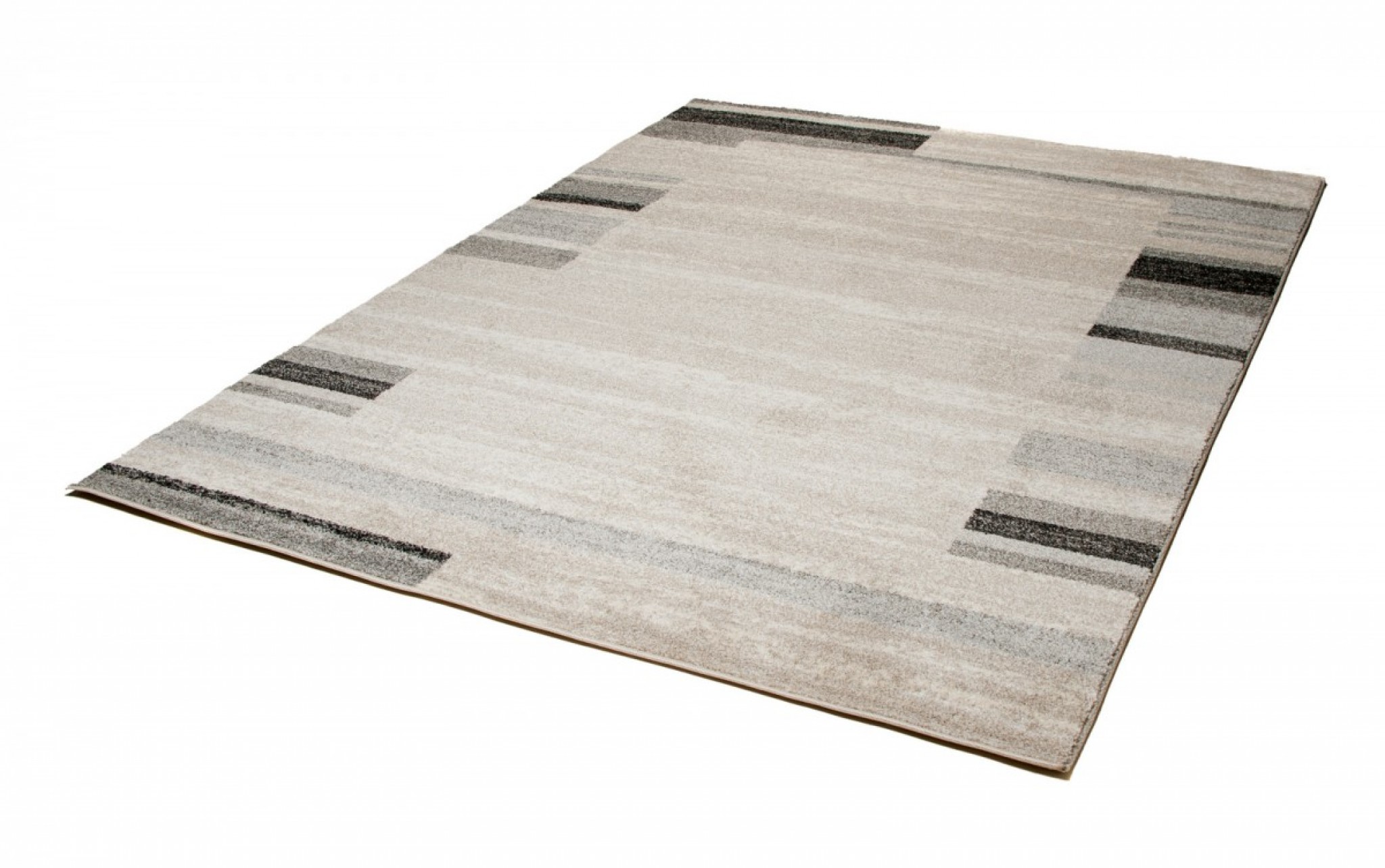 Vloerkleed Sari Beige Grijs Rand