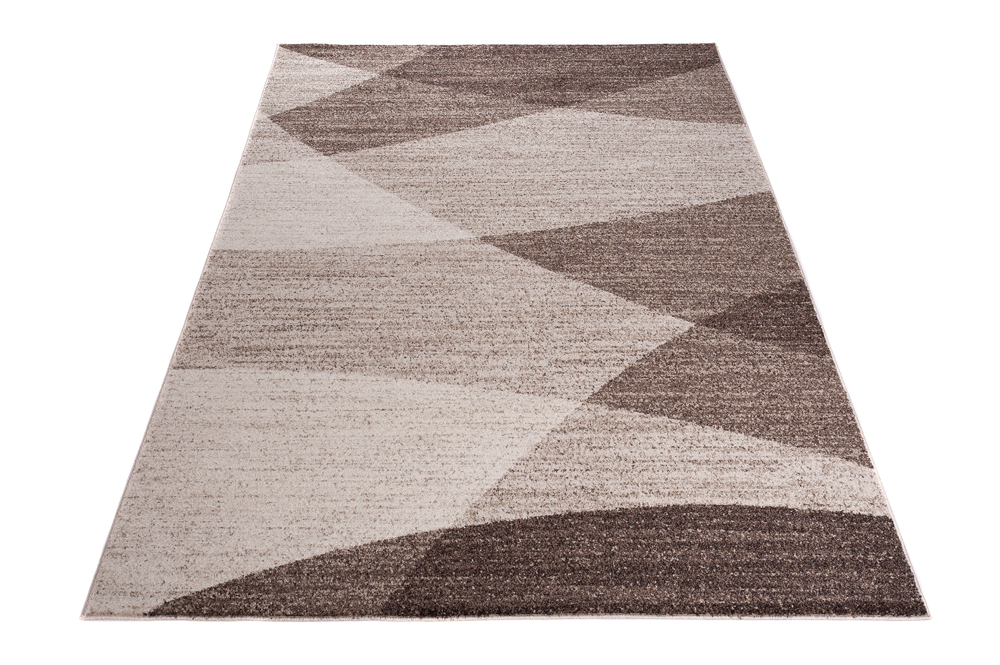 Vloerkleed Sari Bruin Beige Geometrisch