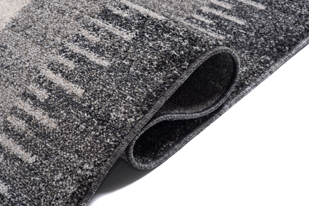 Vloerkleed Sari Grijs Etnisch Rand