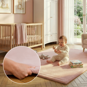 Kinderkleed Fluffin Vierkant Roze
