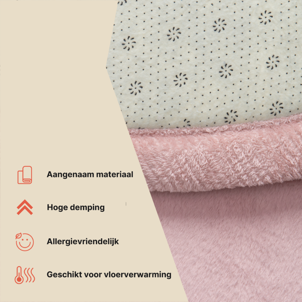 Kinderkleed Fluffin Rond Roze
