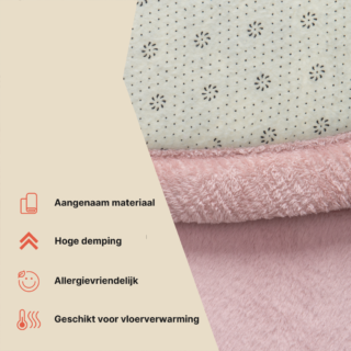Kinderkleed Fluffin Rond Roze