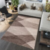 Vloerkleed Sari Bruin Beige Geometrisch