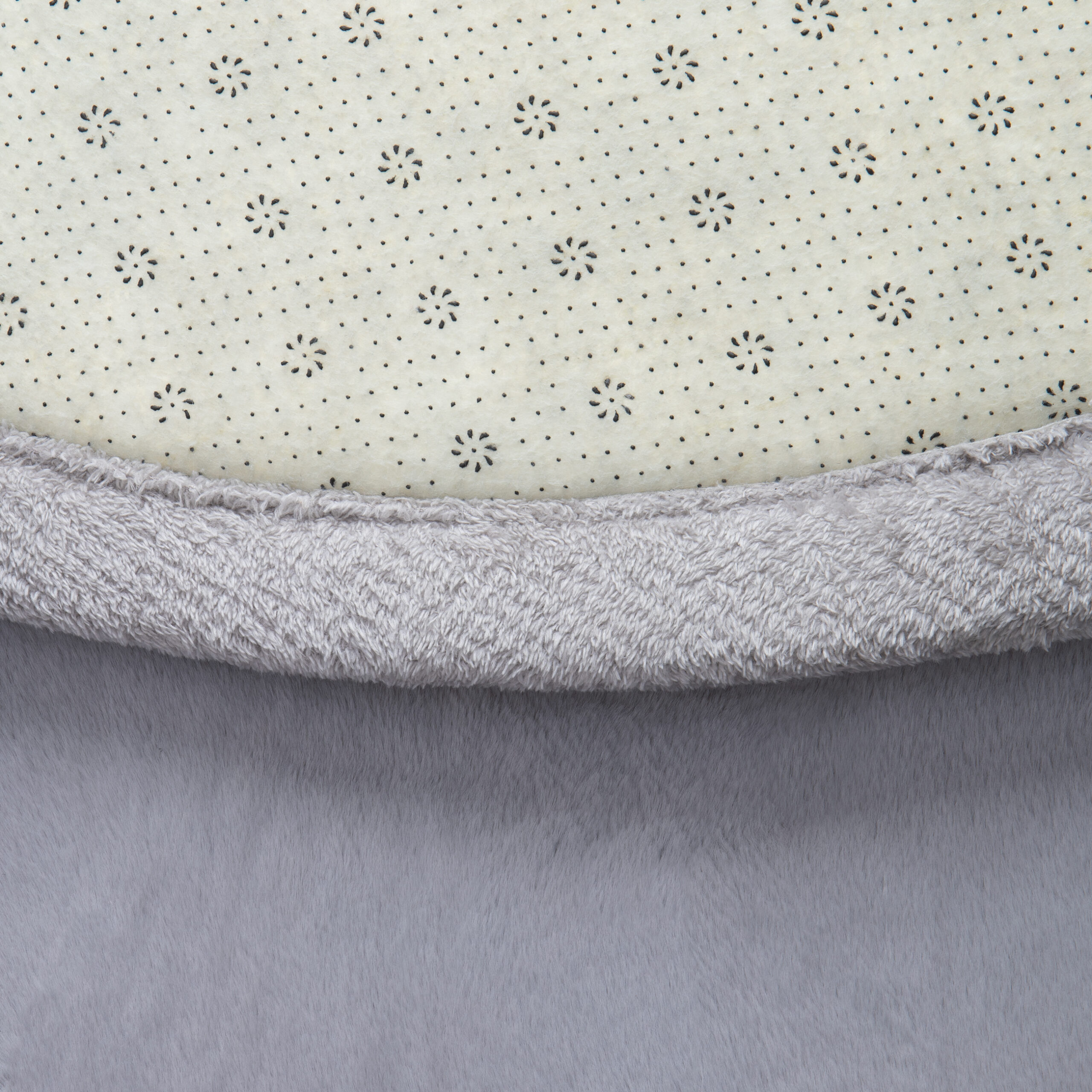 Kinderkleed Fluffin Rond Lichtgrijs