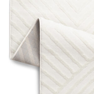 Vloerkleed Hygge Gebroken Wit Ruiten