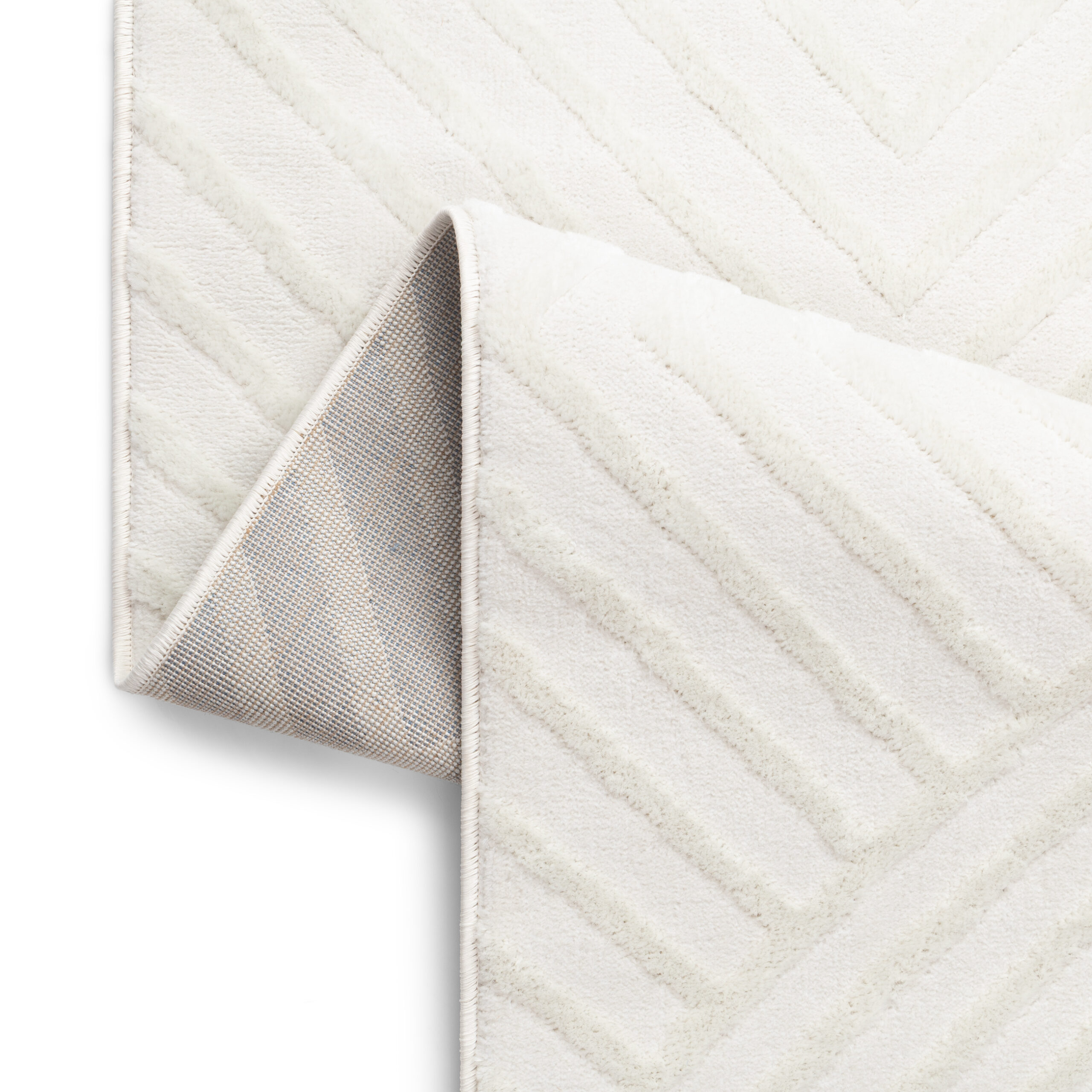 Vloerkleed Hygge Gebroken Wit Ruiten