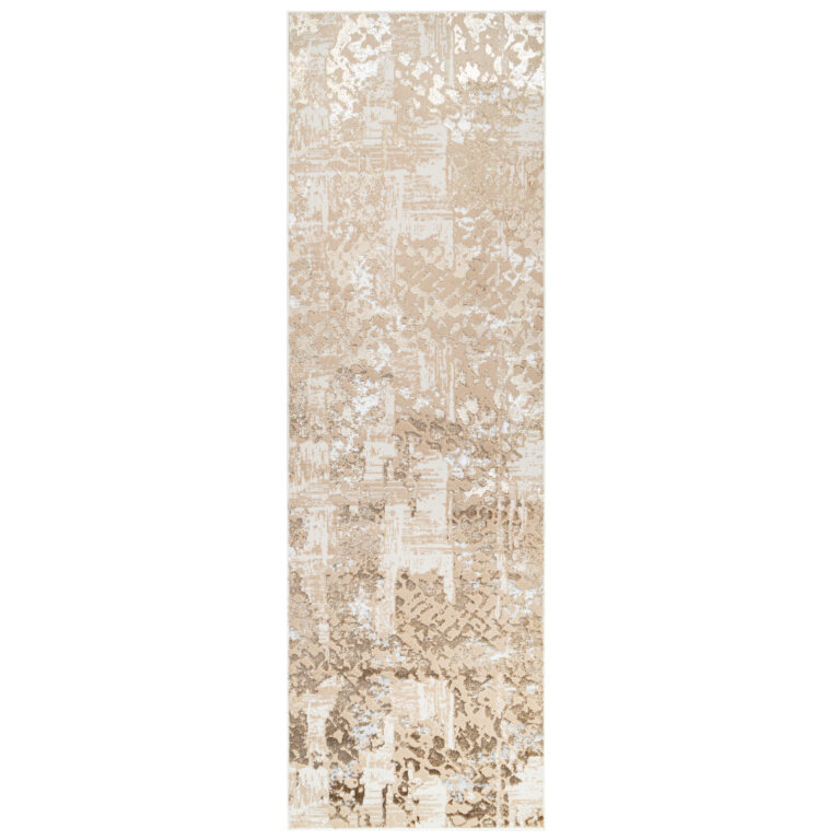 Loper Crystal Bruin Goud Abstract