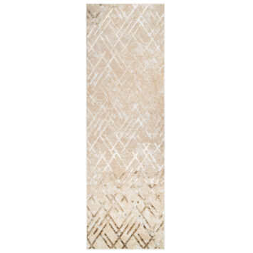 Loper Crystal Beige Goud Zigzag