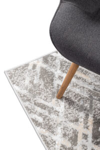 Loper Crystal Grijs Beige Zigzag