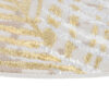 Vloerkleed Crystal Rond Gold Bruin Creme Bladeren
