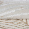 Vloerkleed Crystal Rond Gold Bruin Creme Bladeren
