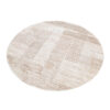 Vloerkleed Crystal Rond Bruin Beige Cream Strepen