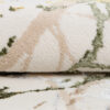 Vloerkleed Crystal Rond Groen Creme Abstract Marmer