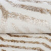 Vloerkleed Crystal Rond Bruin Creme Beige Lijnen