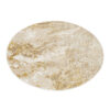 Vloerkleed Crystal Rond Beige Goud Crème Marmer