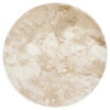 Vloerkleed Crystal Rond Beige Bruin Marmer