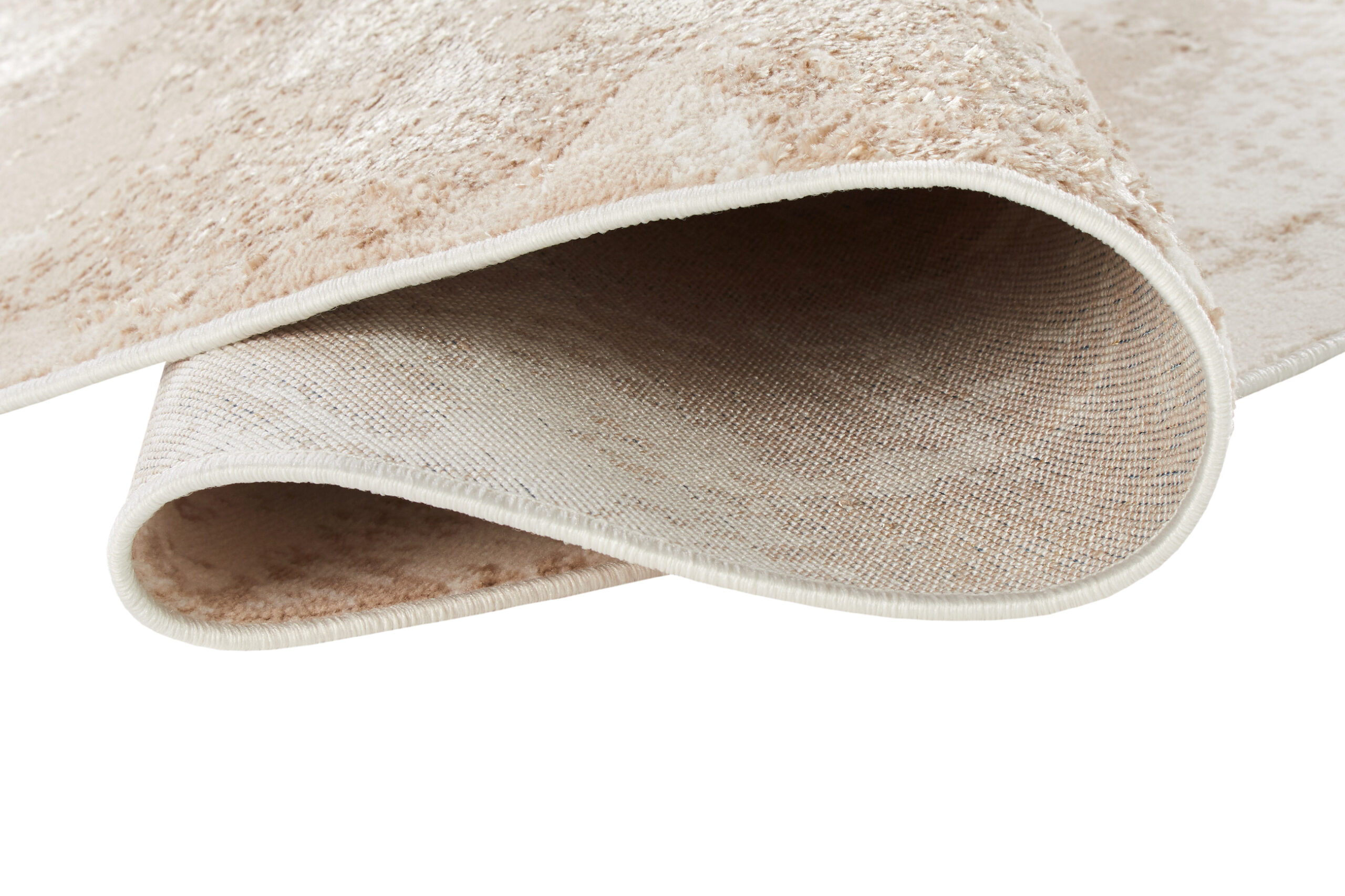 Vloerkleed Crystal Rond Beige Bruin Marmer