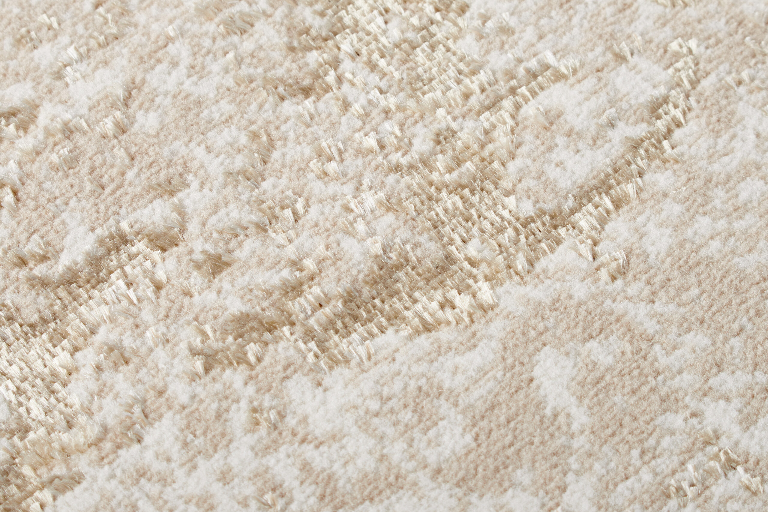 Vloerkleed Crystal Rond Beige Bruin Marmer