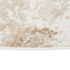 Vloerkleed Crystal Rond Beige Bruin Marmer