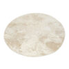 Vloerkleed Crystal Rond Beige Bruin Marmer