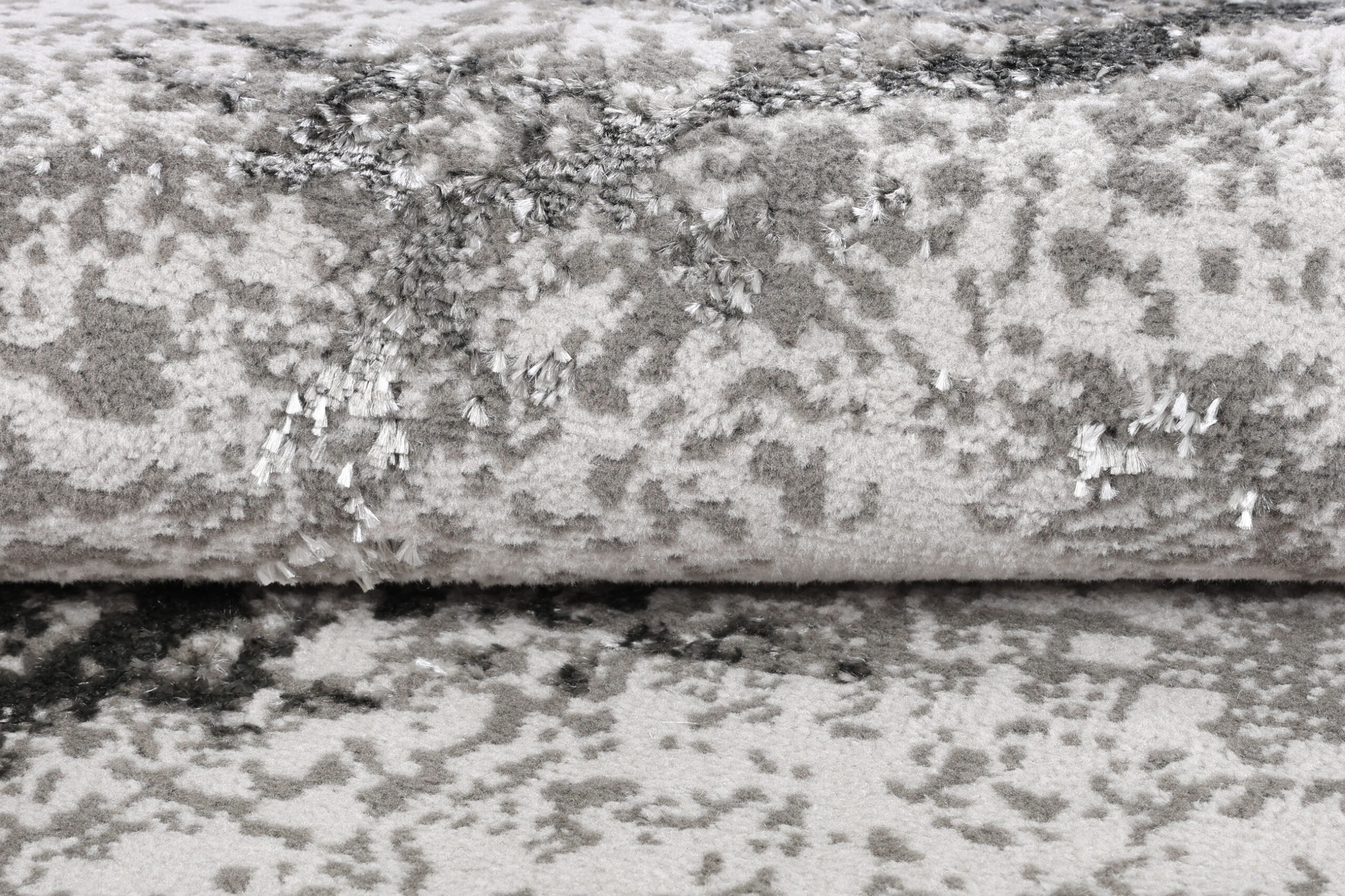 Vloerkleed Crystal Rond Lichtgrijs Marble