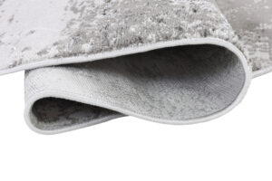 Vloerkleed Crystal Rond Lichtgrijs Marble