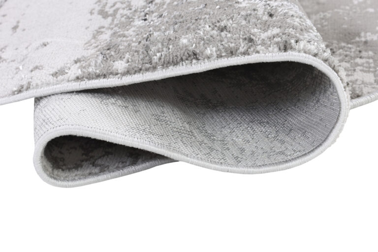 Vloerkleed Crystal Rond Lichtgrijs Marble